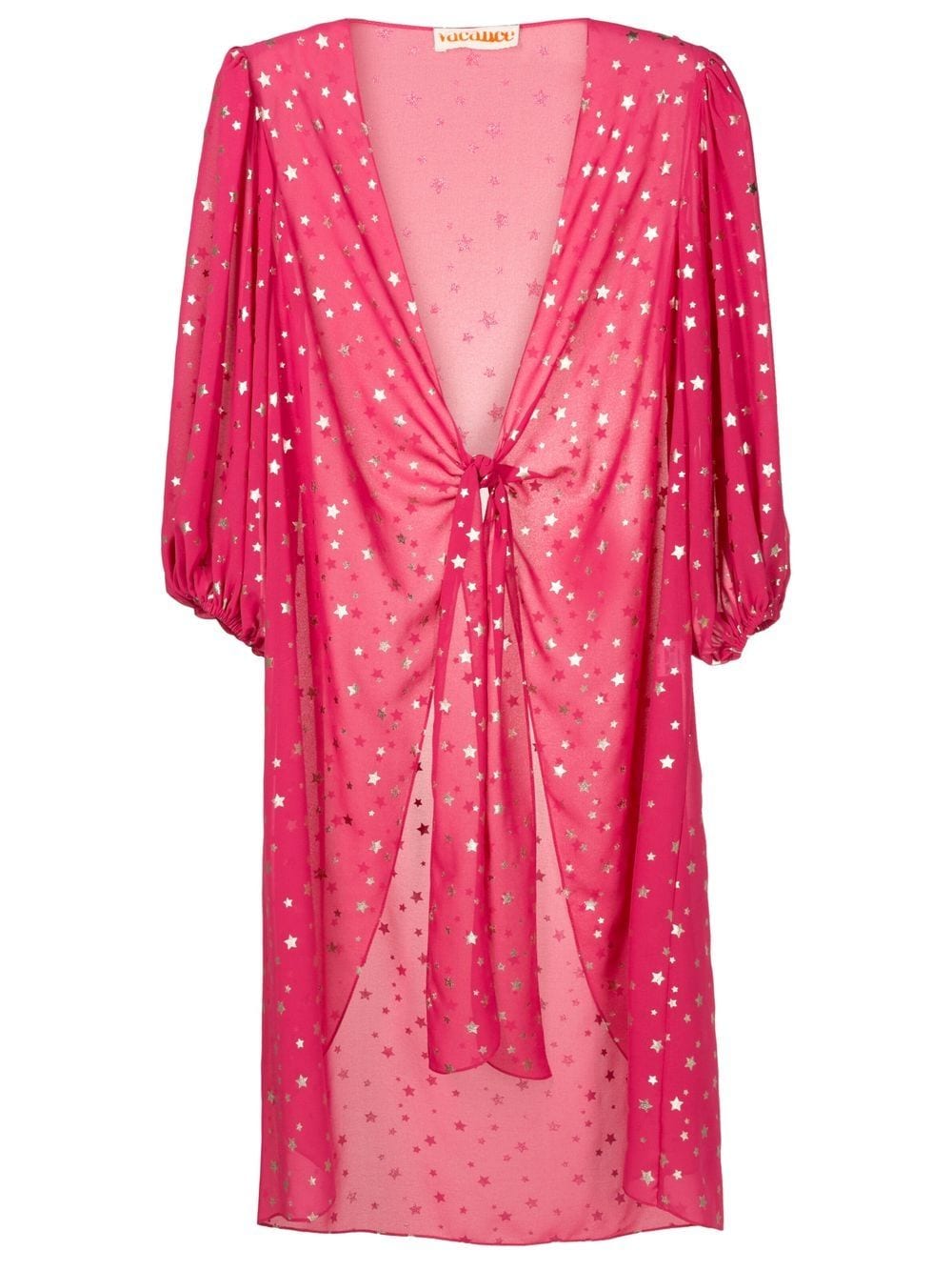 Olympiah star-print beach cover-up - Pink von Olympiah