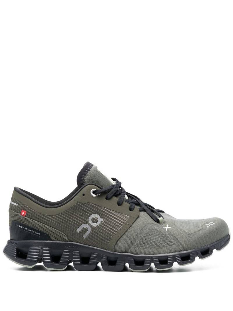 On Running Cloud X 3 low-top sneakers - Green von On Running