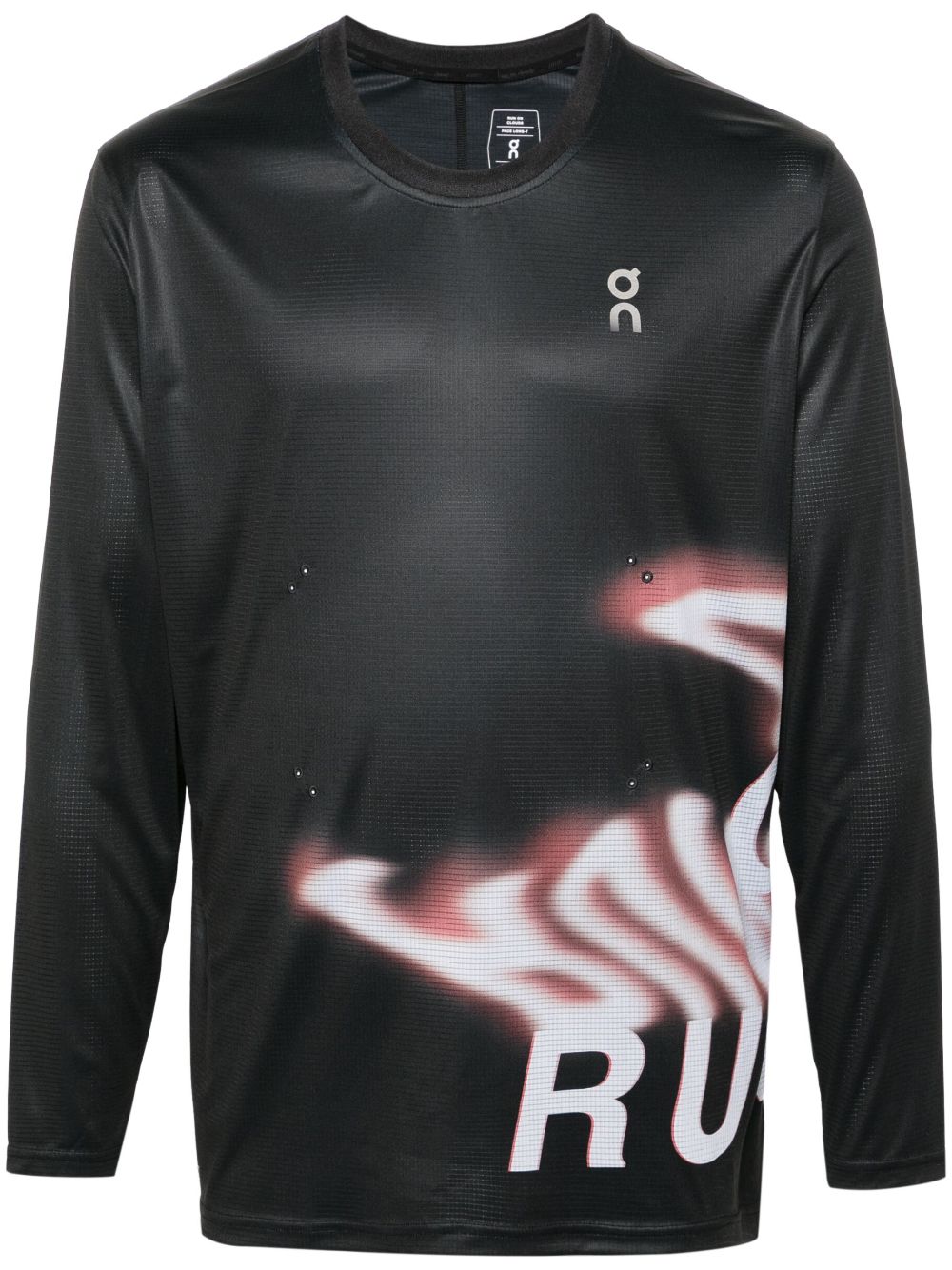 On Running Pace long-sleeve T-shirt - Black von On Running