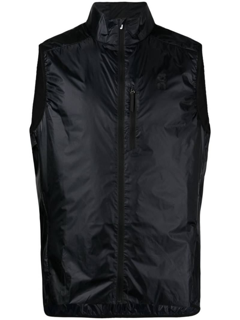 On Running Weather logo-print gilet - Black von On Running