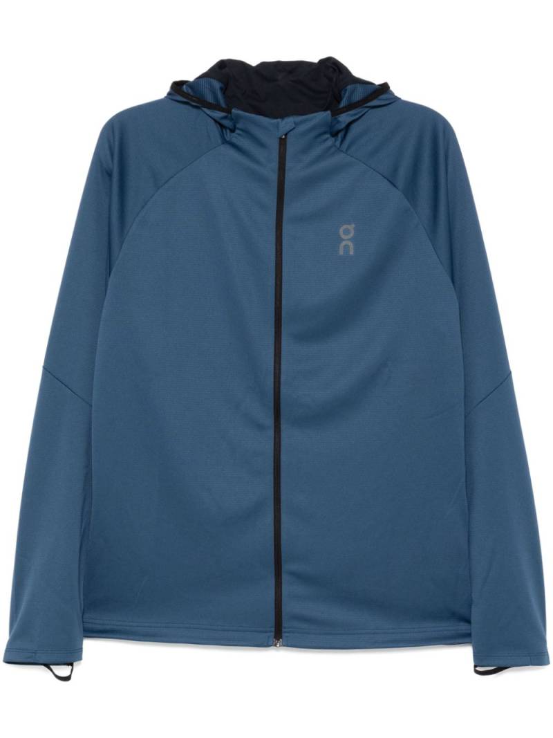 On Running climate zip jacket - Blue von On Running