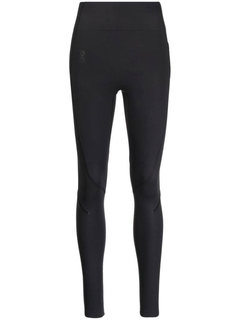 On Running side-pocket long-length leggings - Black von On Running