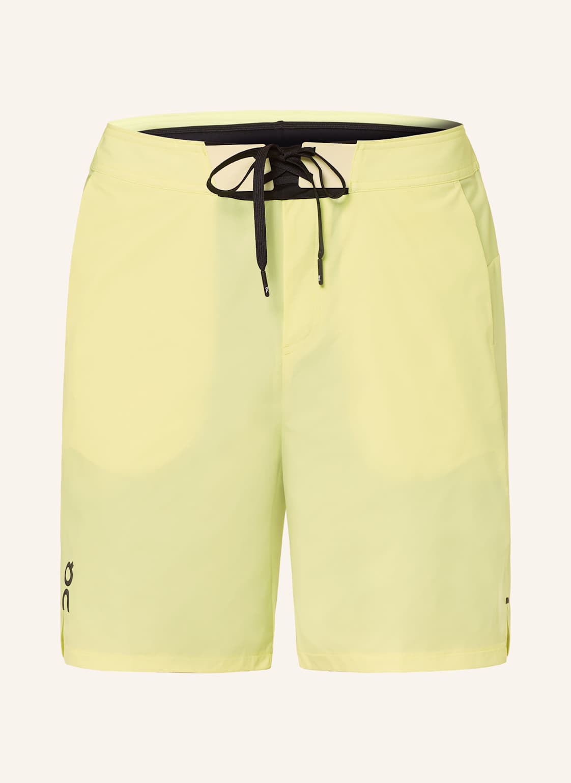 On 2-In-1 Laufshorts Performance Hybrid gelb On 2-In-1 Laufshorts Performance Hybrid gelb von On