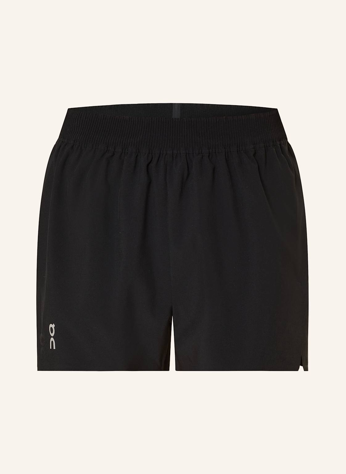 On 2-in1-Laufshorts Train schwarz von On