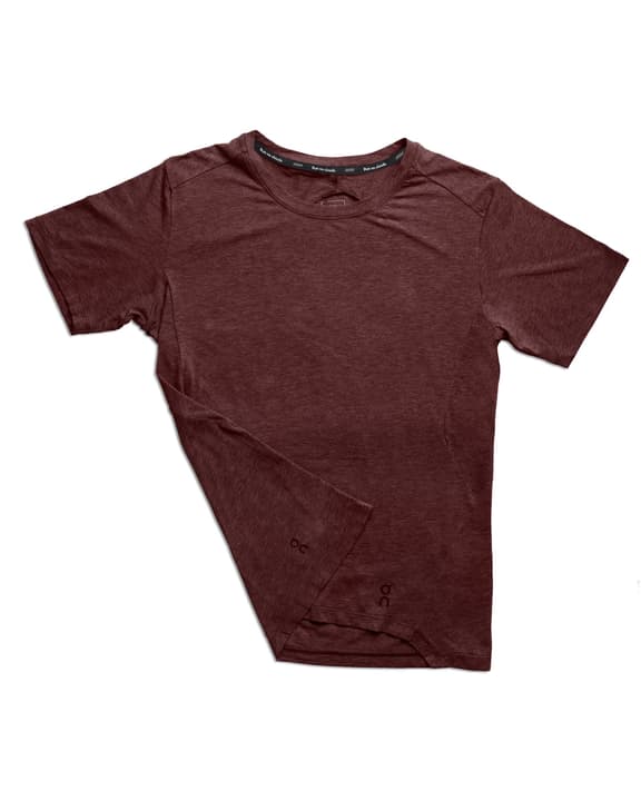 On Active-T T-Shirt bordeaux von On