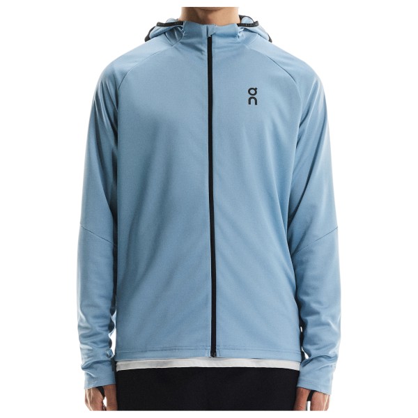 On - Climate Zip Hoodie - Laufjacke Gr L blau von On