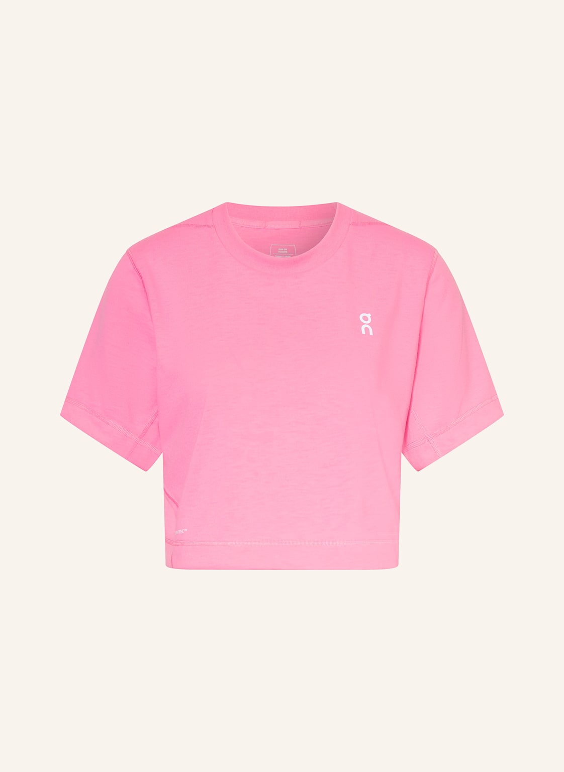 On Cropped-Top Train-T pink von On