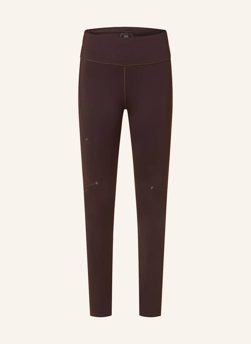 On Lauf-Tights Performance rot von On