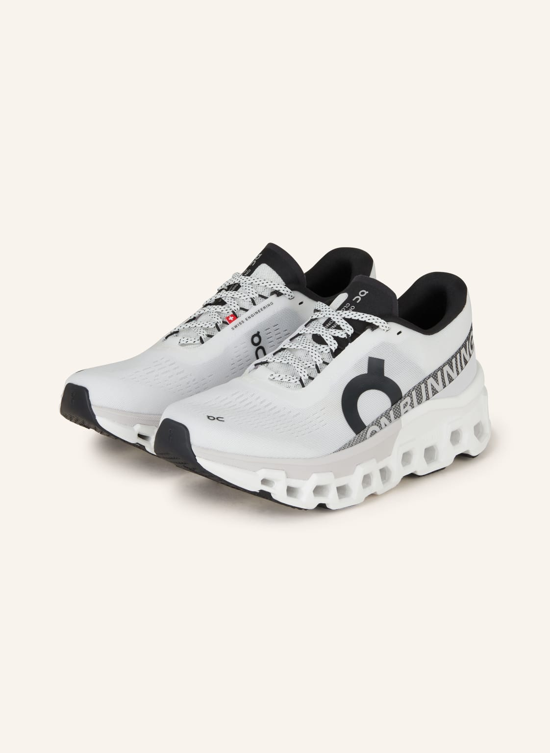 On Laufschuhe Cloudmonster 2 weiss von On