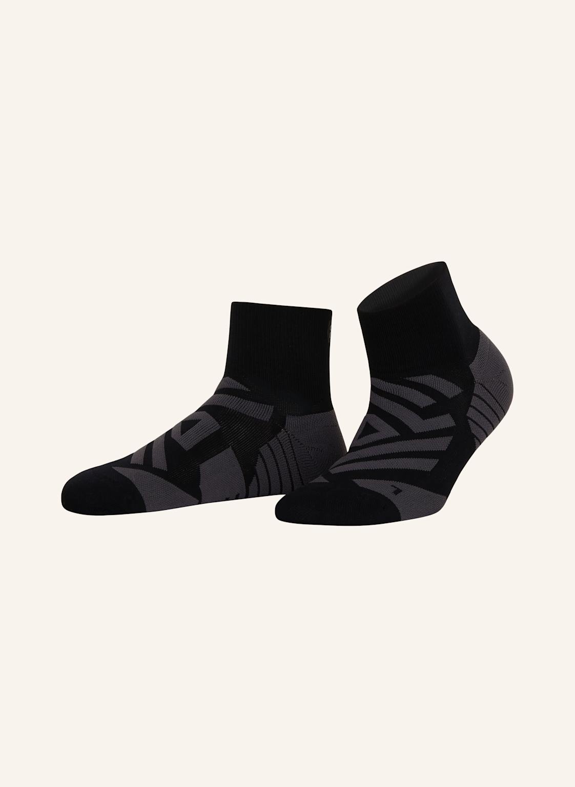 On Laufsocken Performance Mid Mit Mesh schwarz von On