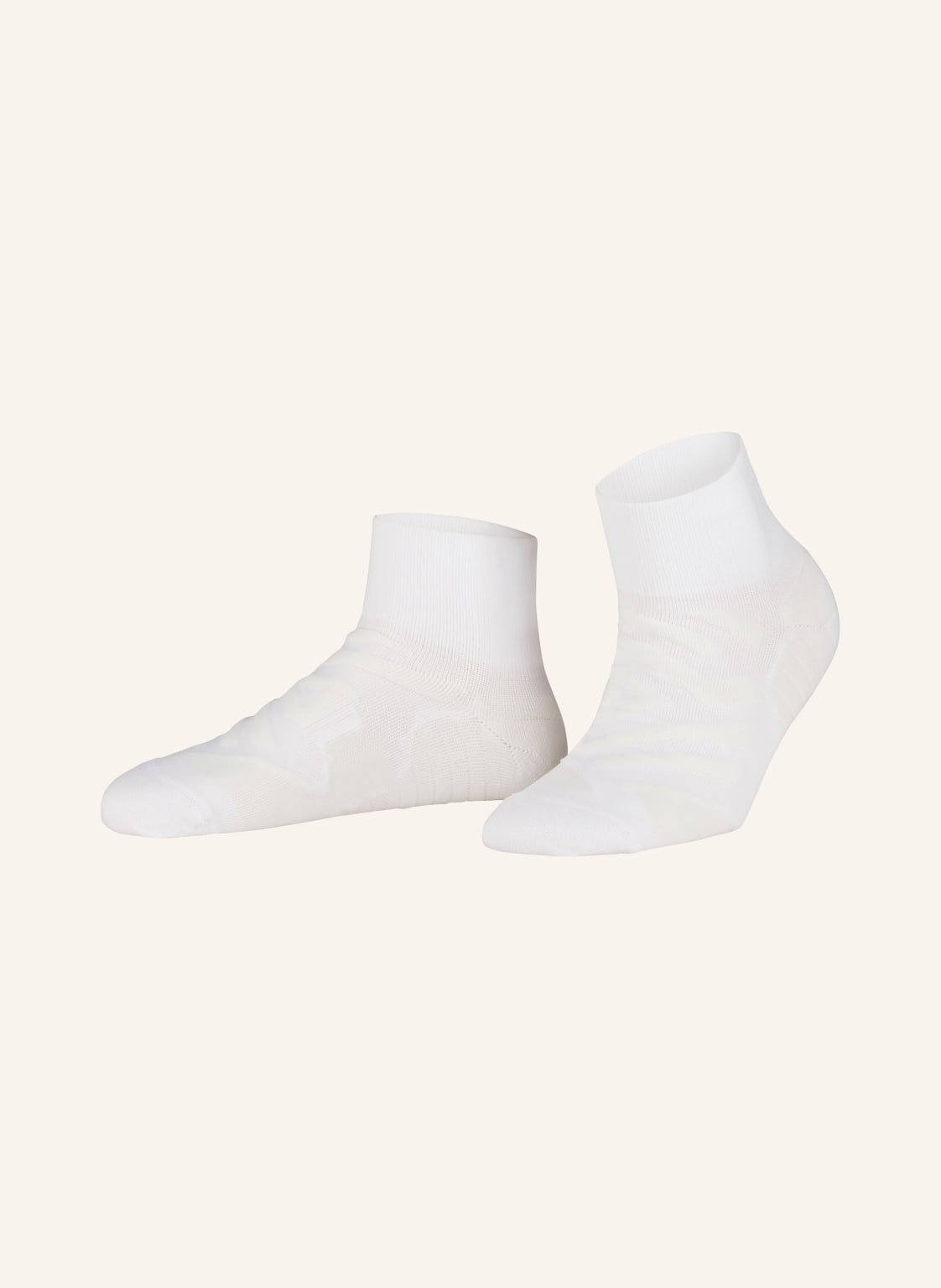 On Laufsocken Performance Mid weiss von On