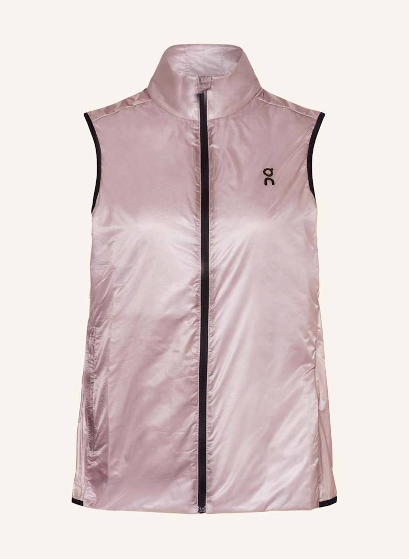 On Laufweste Weather Vest lila von On