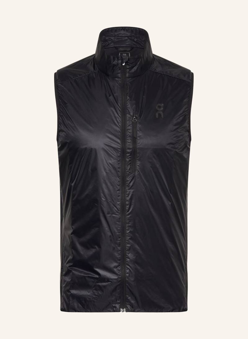 On Laufweste Weather Vest schwarz On Laufweste Weather Vest schwarz von On