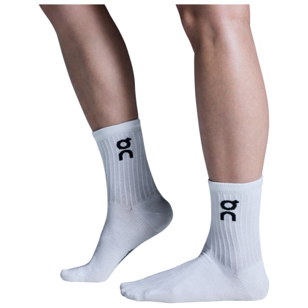 On - Logo Sock High 3-Pack - Multifunktionssocken Gr L - EU: 47 - 49 grau von On