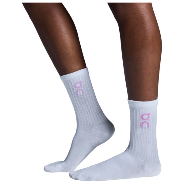 On - Logo Sock High 3-Pack - Multifunktionssocken Gr L - EU: 47 - 49;M - EU: 43 - 46;S - EU: 39 - 42,5;XS - EU: 35 - 38,5 grau von On