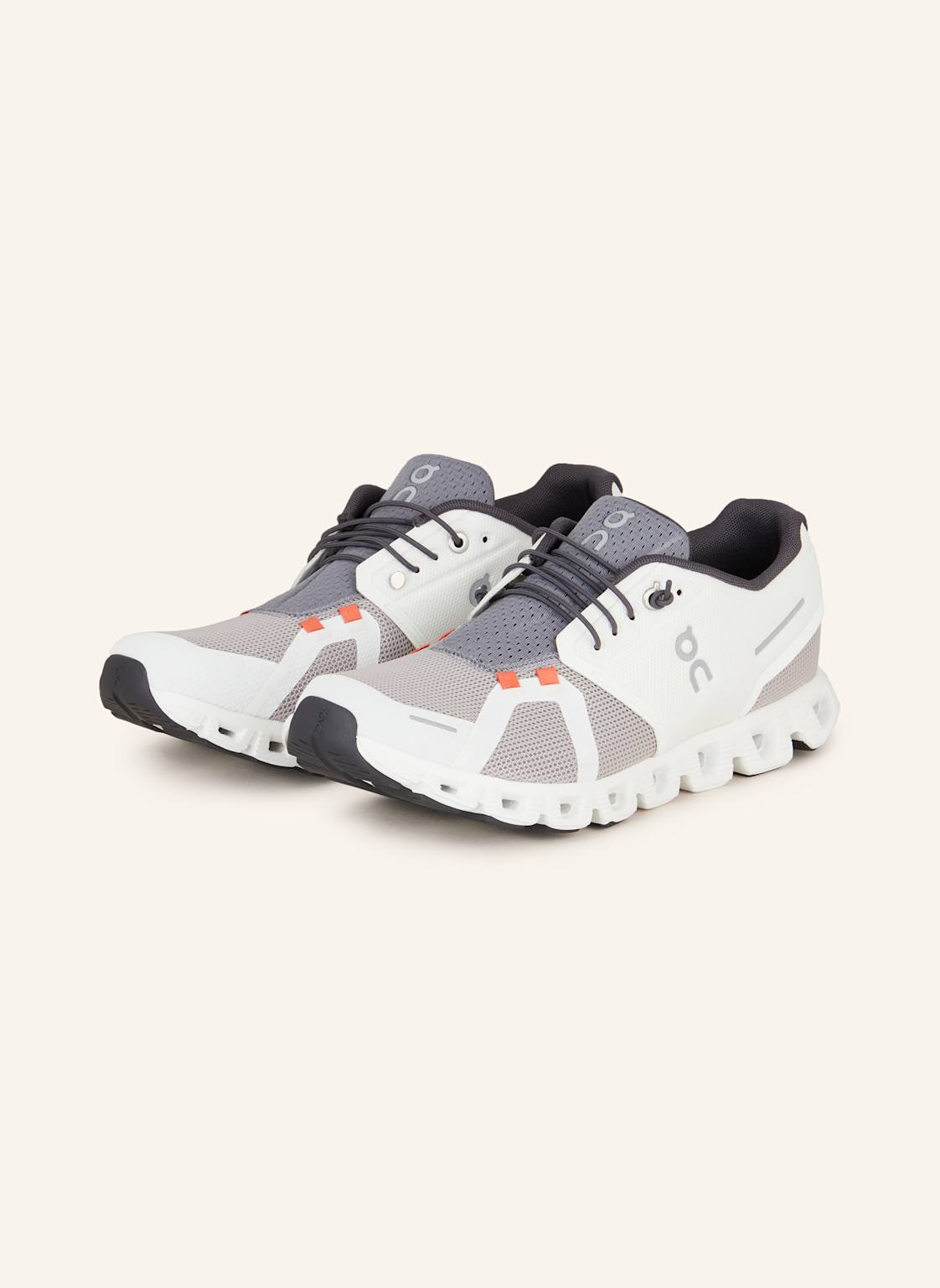 On Sneaker Cloud 5 Push weiss von On