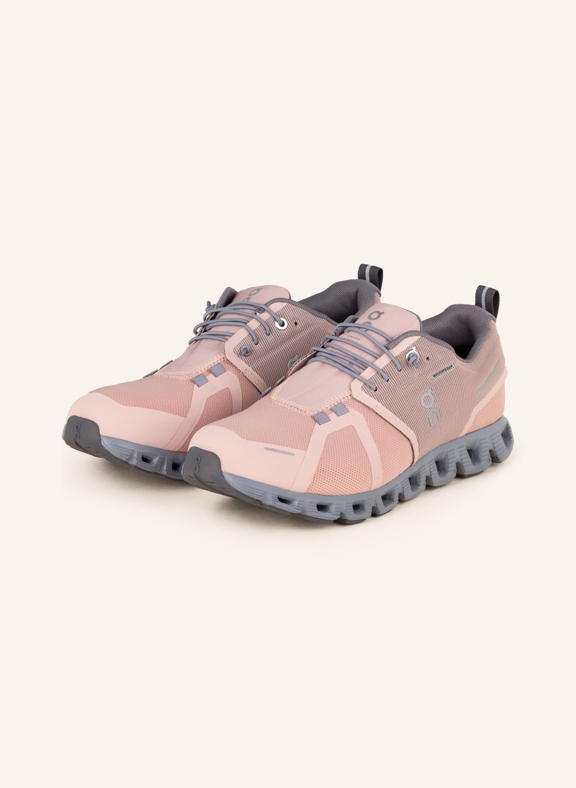 On Sneaker Cloud 5 Waterproof rosa von On