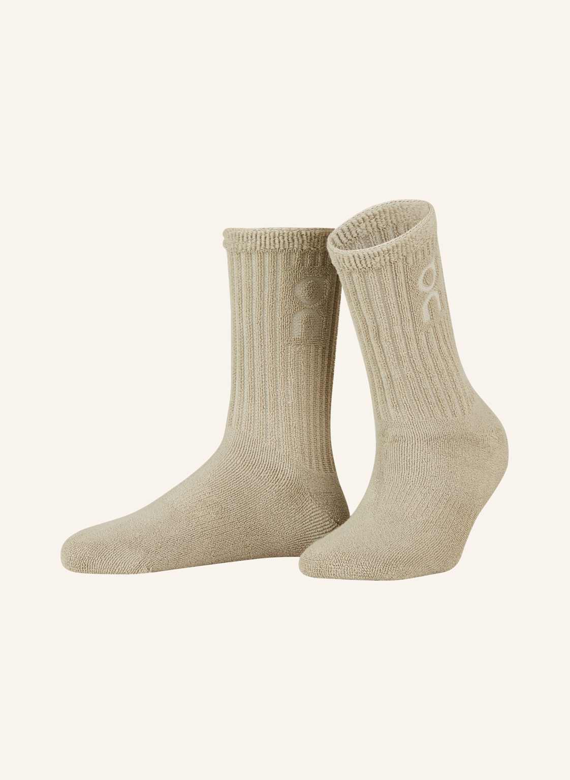 On Socken Terry Sock High beige von On