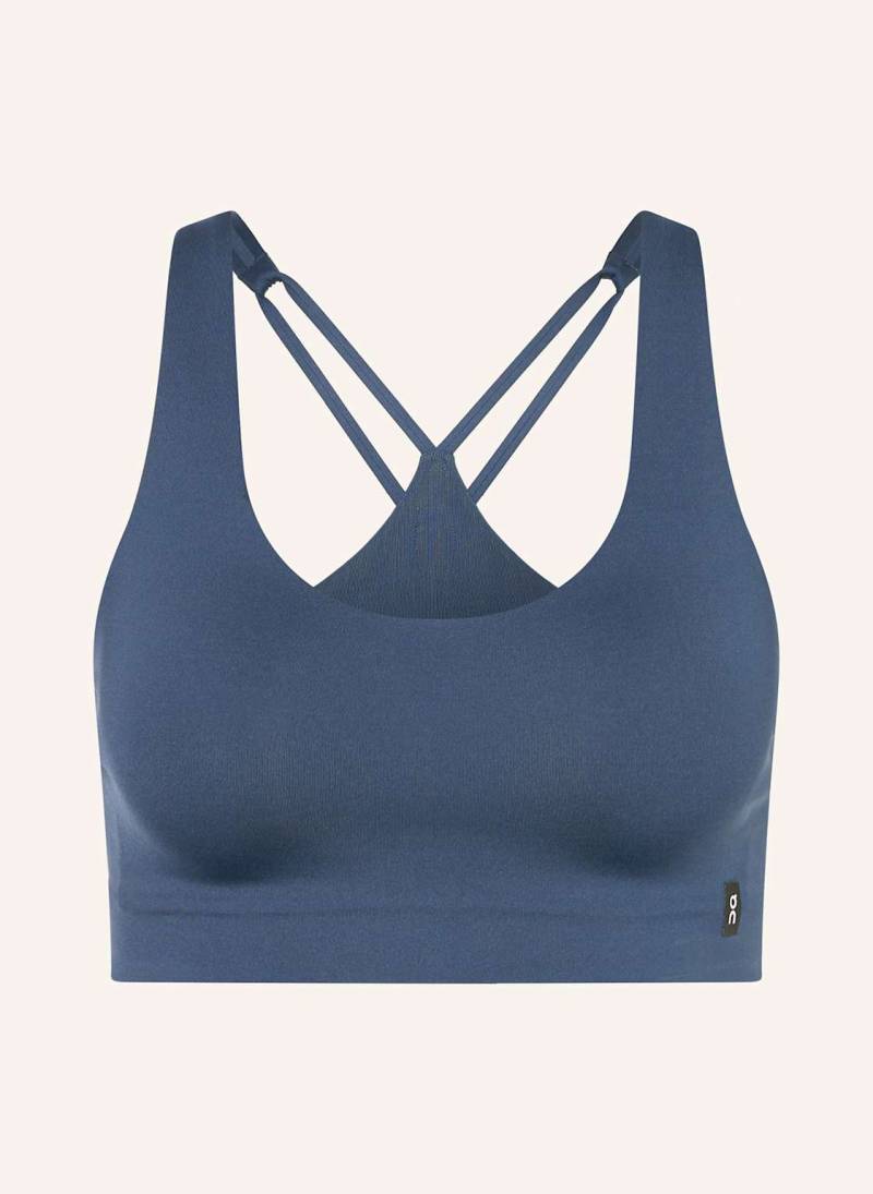 On Sport-Bh Active Mit Mesh blau von On