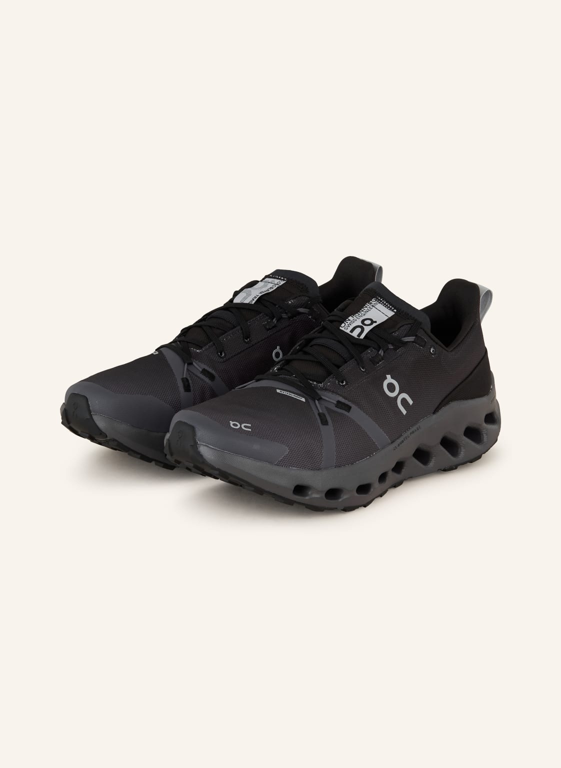 On Trailrunning-Schuhe Cloudsurfer Trail Waterproof schwarz von On