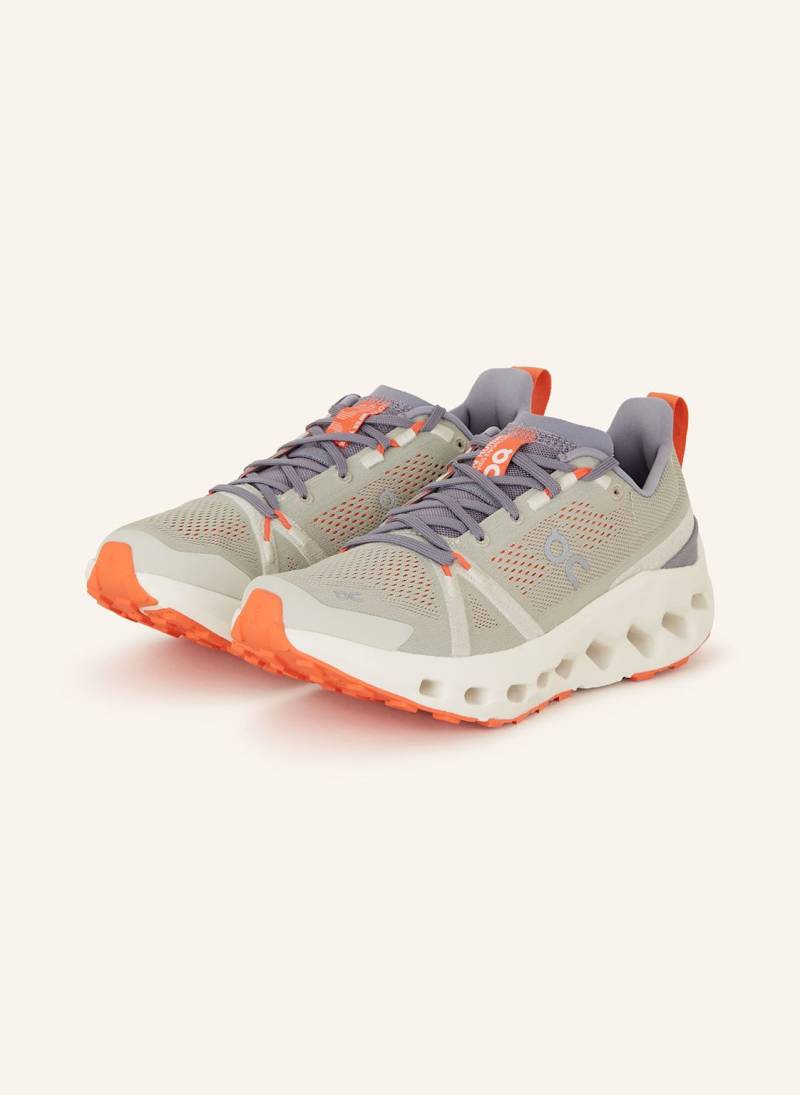 On Trailrunning-Schuhe Cloudsurfer Trail beige von On