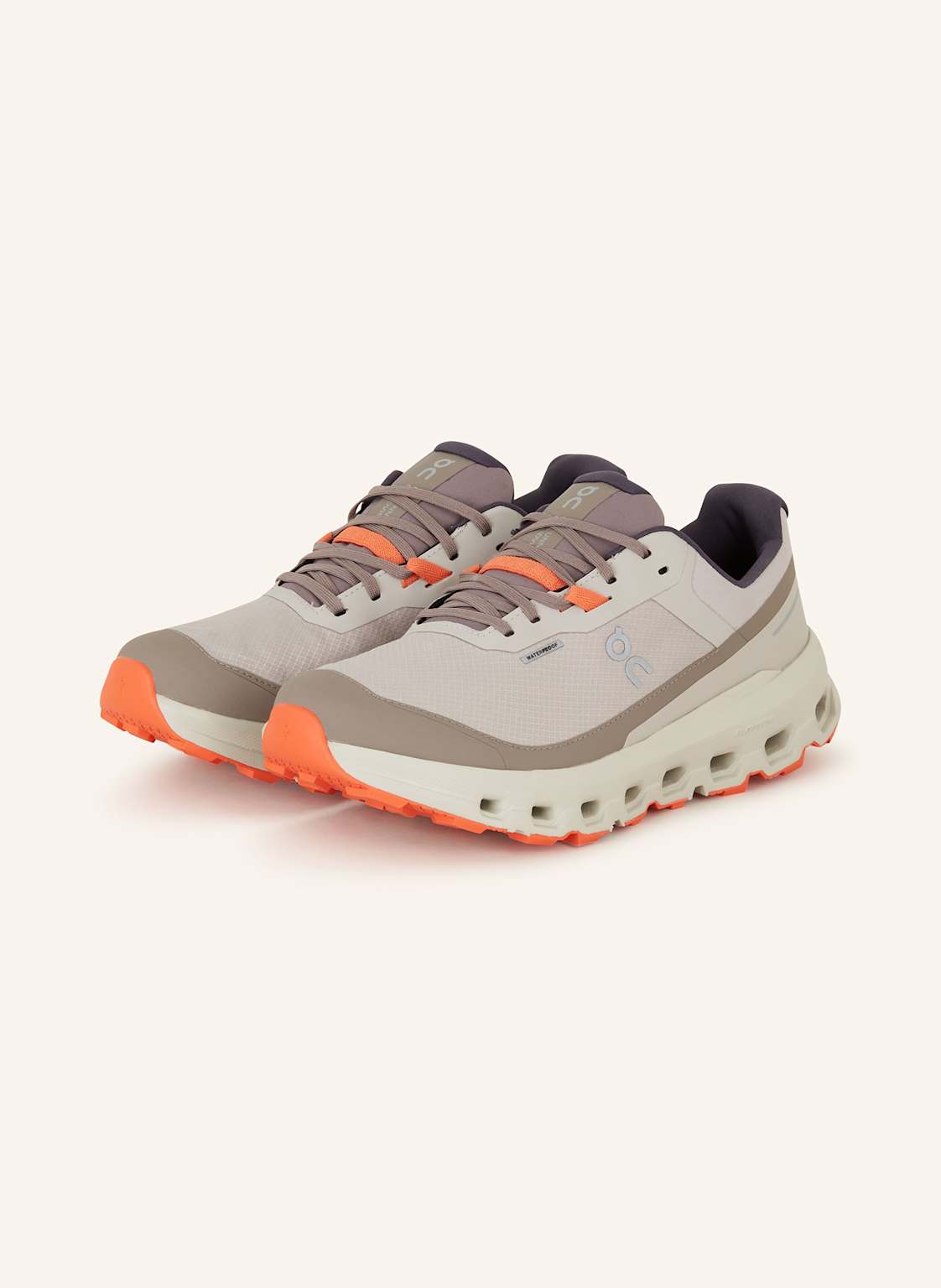 On Trailrunning-Schuhe Cloudvista 2 Waterproof beige von On