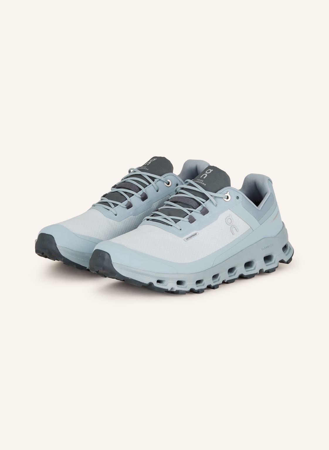 On Trailrunning-Schuhe Cloudvista Waterproof blau von On