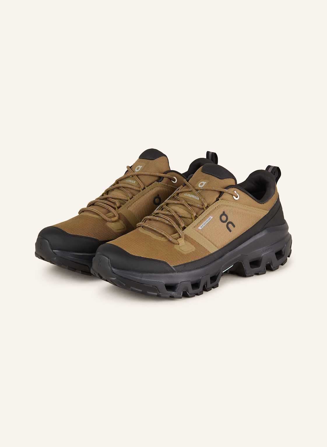 On Trekkingschuhe Cloudrock Low Wp gruen On Trekkingschuhe Cloudrock Low Wp gruen von On