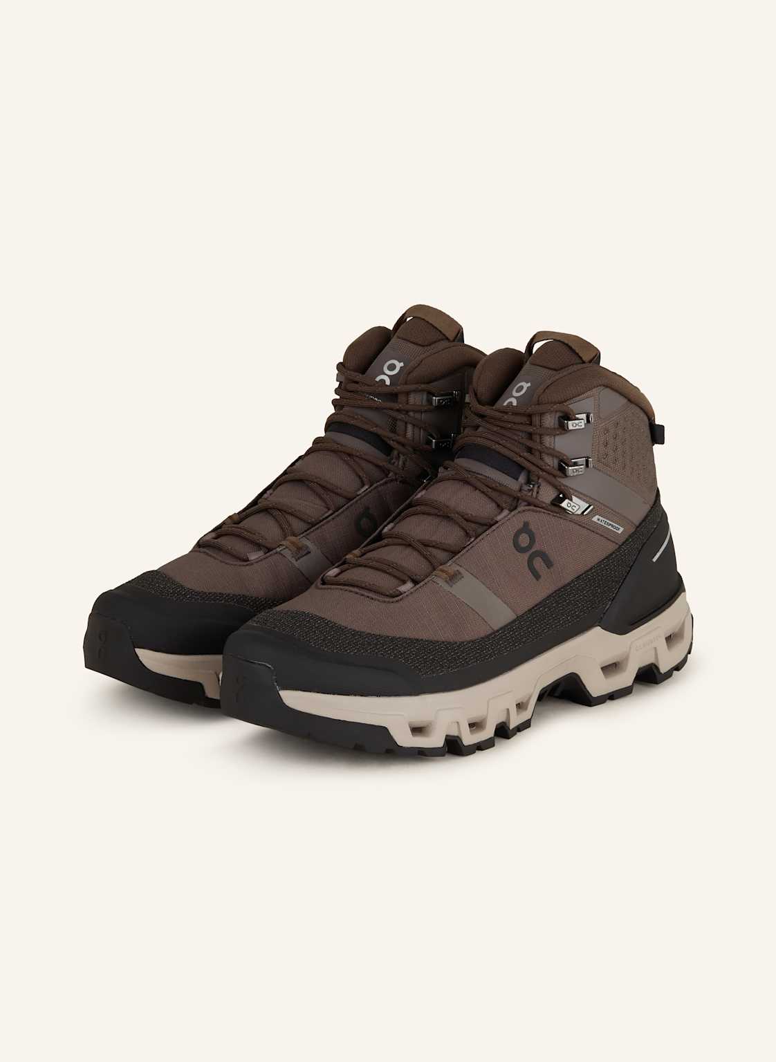 On Trekkingschuhe Cloudrock Trek Wp braun On Trekkingschuhe Cloudrock Trek Wp braun von On
