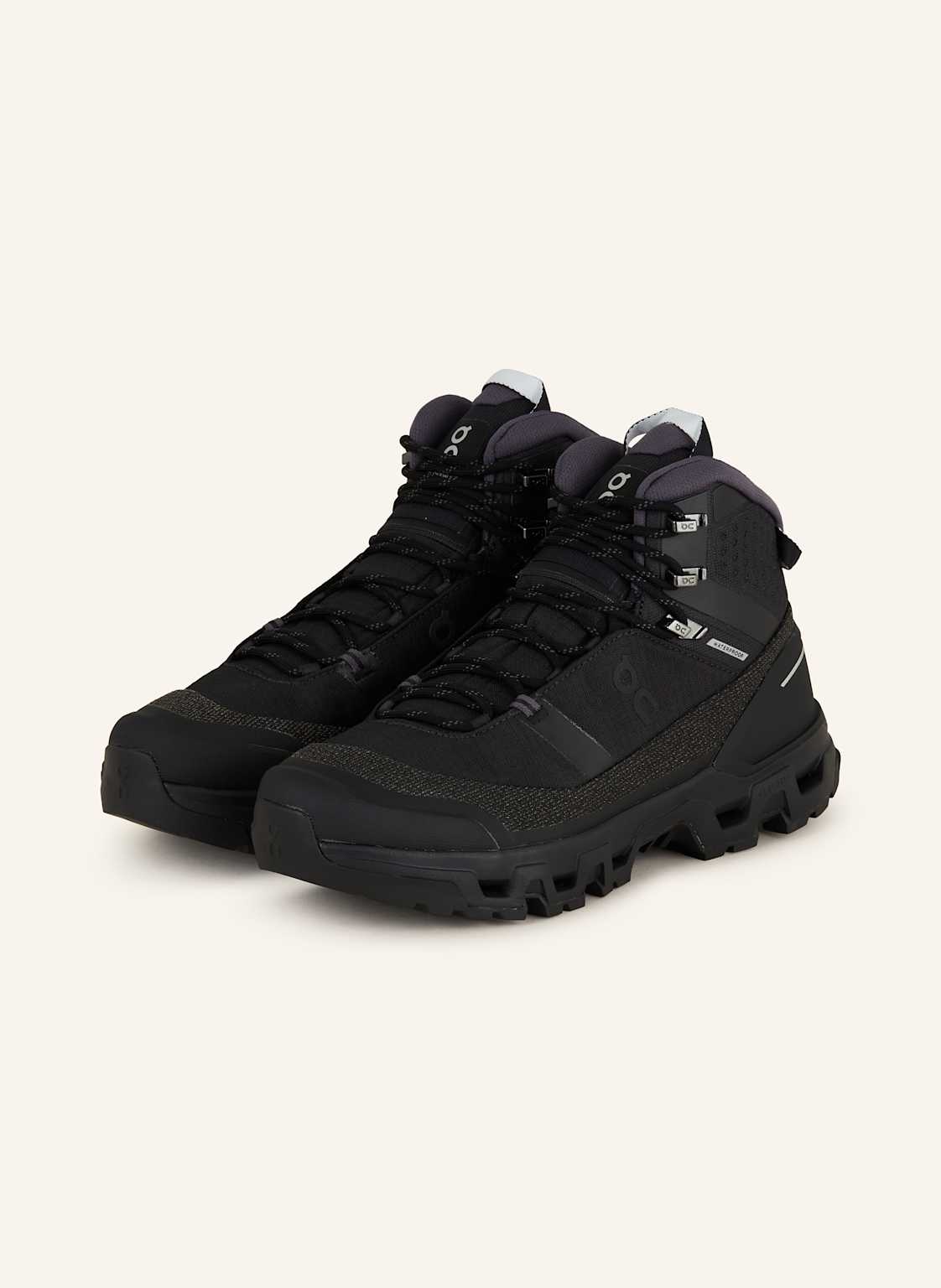 On Trekkingschuhe Cloudrock Trek Wp schwarz von On