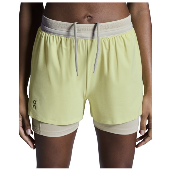 On - Women's 3 Performance 2/1 Shorts - Laufshorts Gr M bunt von On