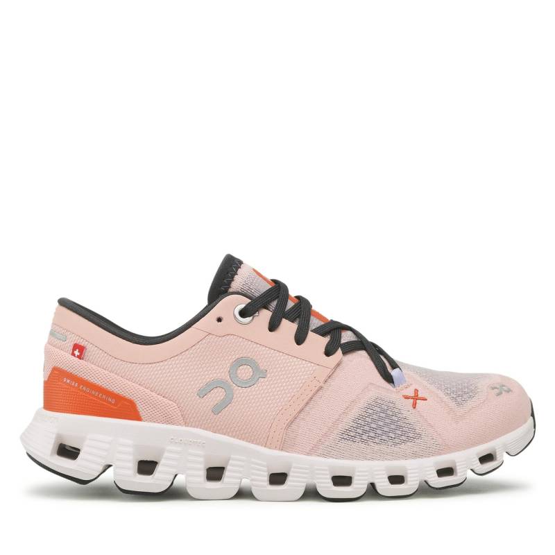 Laufschuhe On Cloud X 3 6098691 Rosa von On