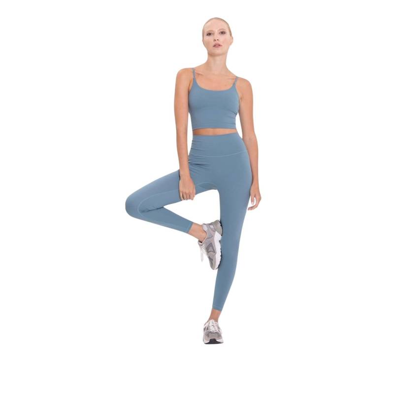 Onamaste - leggings damen mantra, für Damen, Blau Denim, Größe S/M von Onamaste