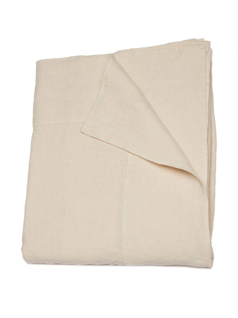 Once Milano medium linen tablecloth - Neutrals von Once Milano