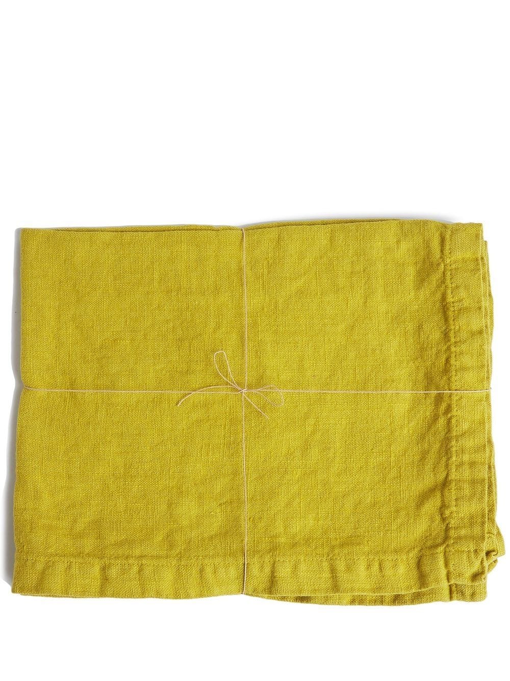 Once Milano set of two linen placemats - Yellow von Once Milano