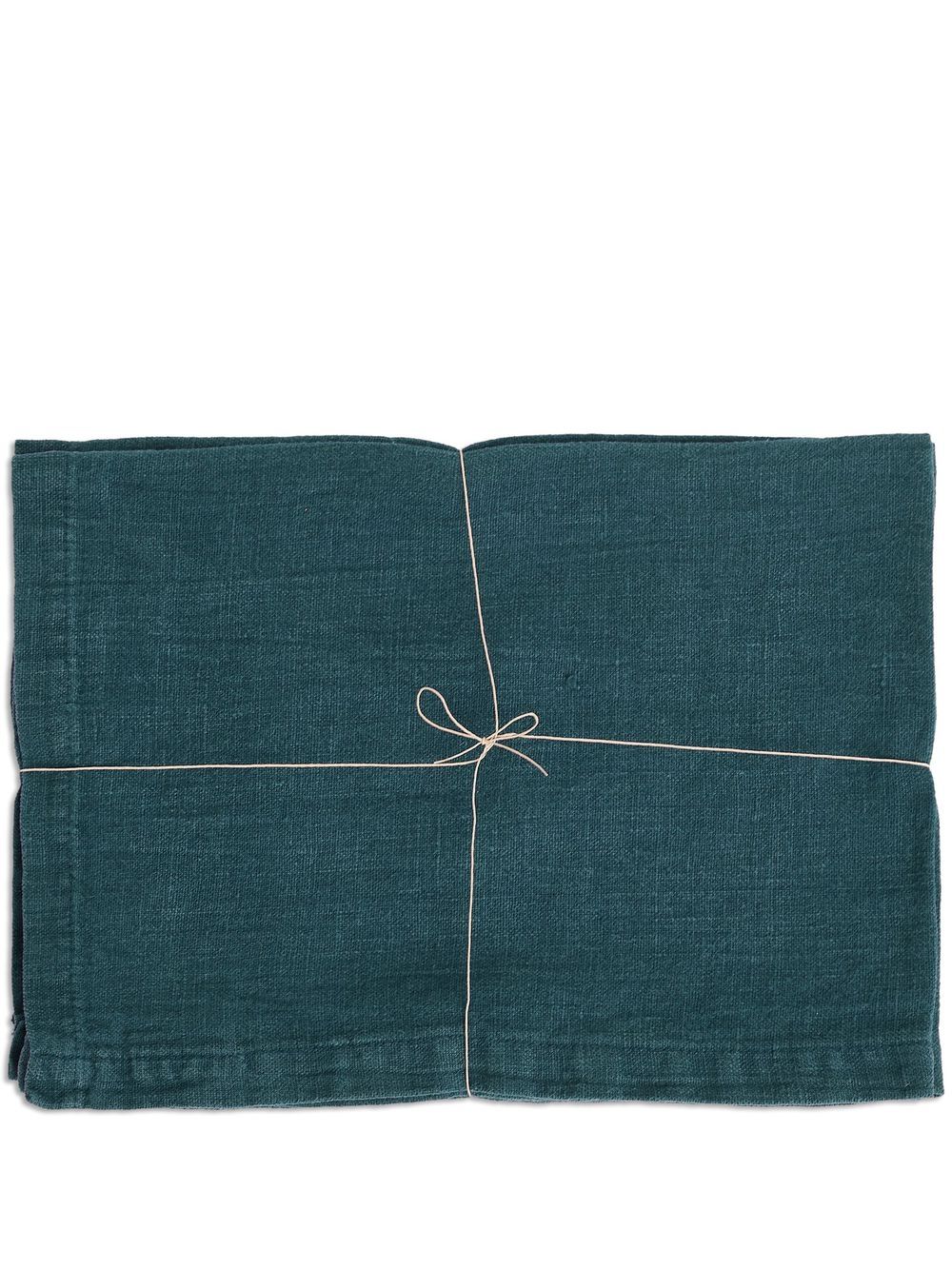 Once Milano set of two linen placemets - Blue von Once Milano