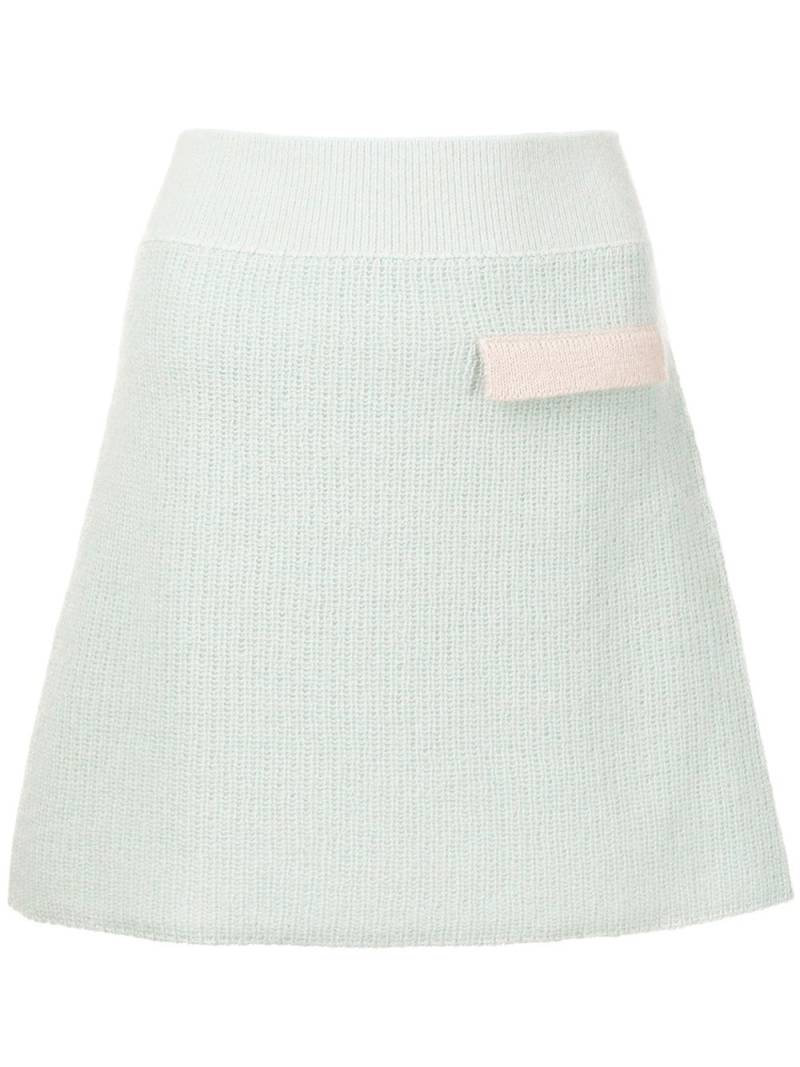 Onefifteen X Beyond The Radar knitted mini skirt - Green von Onefifteen