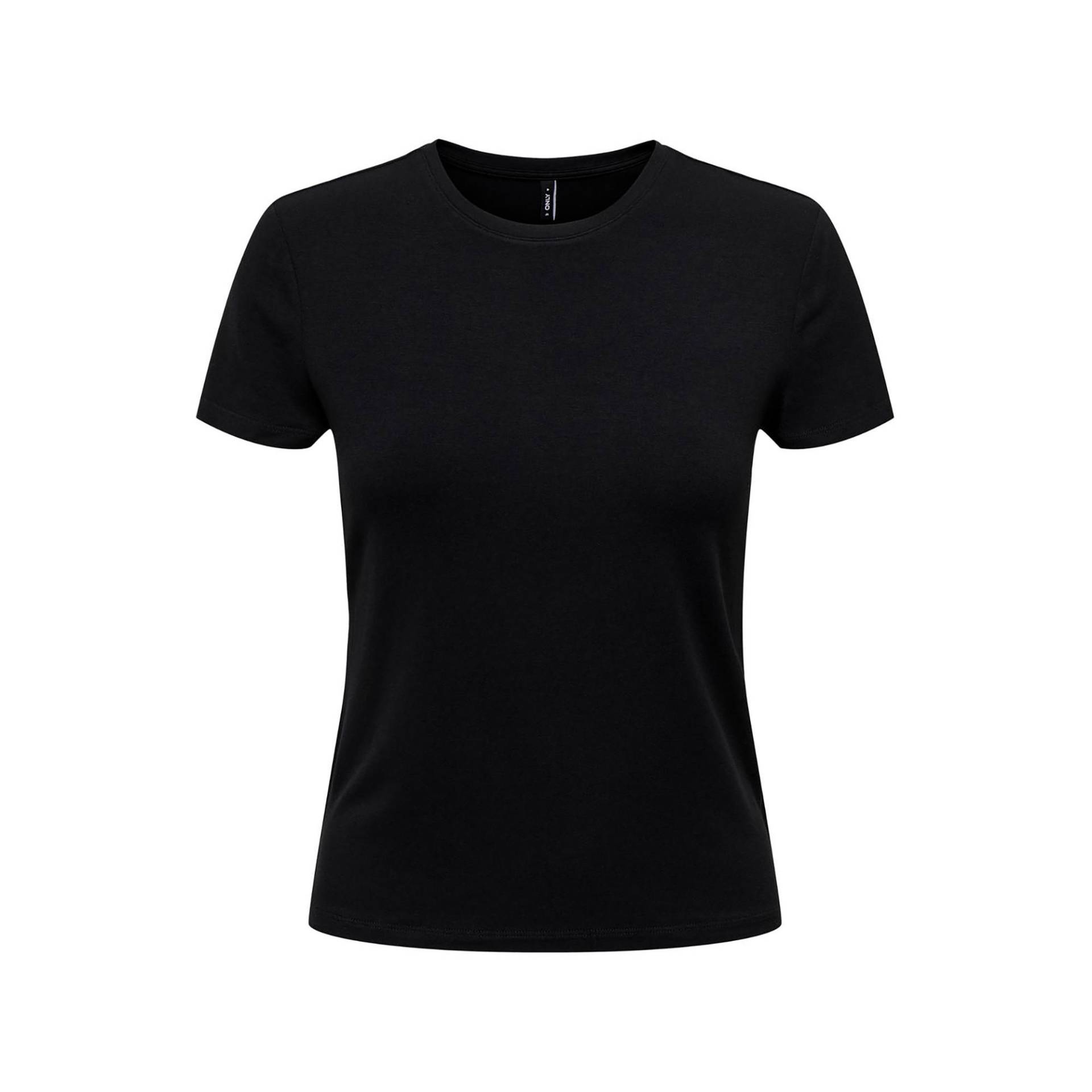 T-shirt, Rundhals Damen Black M von Only Lingerie