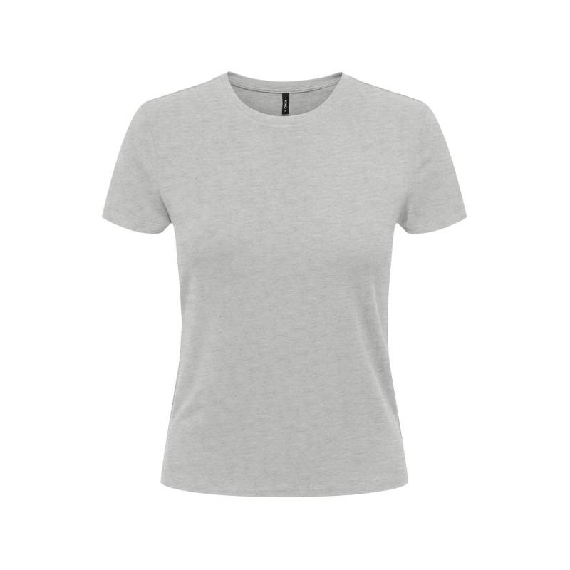 T-shirt, Rundhals Damen Grau Melange L von Only Lingerie