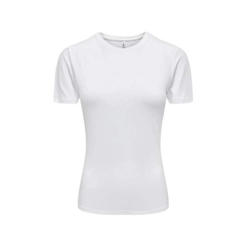 T-shirt, Rundhals Damen Weiss L von Only Lingerie