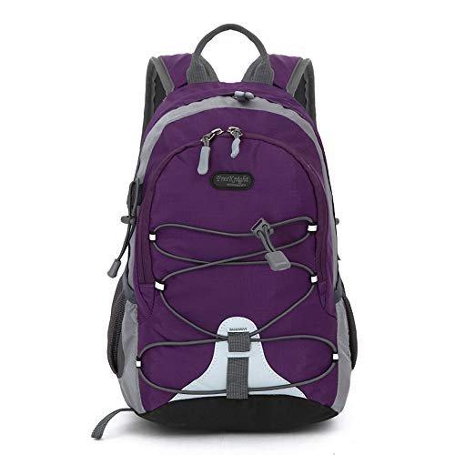 10l Kleine Größe Wasserdicht Kinder Sport Rucksack, Miniatur Outdoor Wandern Reisen Daypack, Höhe Mädchen Violett ONE SIZE von Only-bags.store