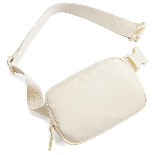 Bauchtasche Gürteltasche, Sport Mode Taille Taschen Brust Tasche Umhängetasche Crossbody Tasche Mit Damen Offwhite von Only-bags.store