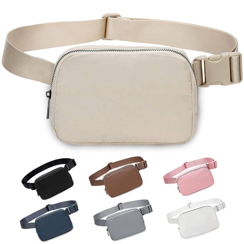 Bauchtasche Stylisch Brusttasche Crossbody Bag Breiter Gurt Herren Beige von Only-bags.store