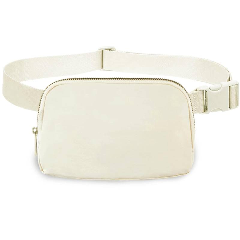 Bauchtasche Stylisch Brusttasche Crossbody Bag Breiter Gurt Herren Offwhite von Only-bags.store