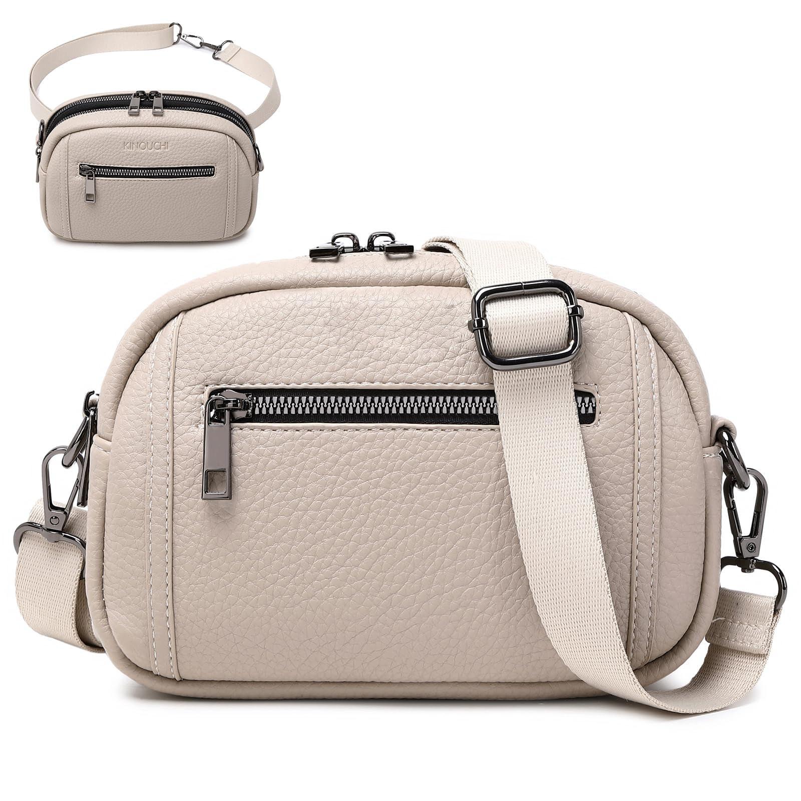 Bauchtasche Stylisch Brusttasche Crossbody Bag Breiter Herren Beige von Only-bags.store