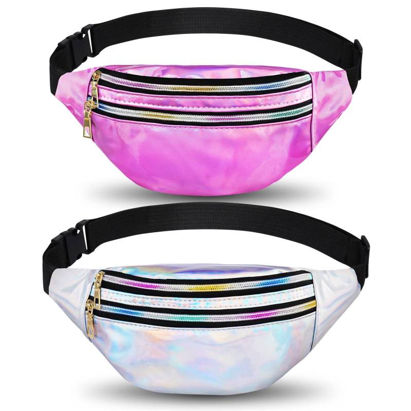 Gürteltasche, Fanny Pack Fashion Wasserdicht, Fanny Pack Gürteltaschenfächer Mit 3 Fächern, Verstellbare Gürtel-hüfttasche Für Sportreisen, Wandern Herren Multicolor von Only-bags.store