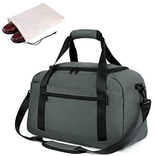 Handgepäck 40 X 20 X 25 Cm Für Ryanair Reisetasche Für Flugzeug Unter Sitz Handgepäck Koffer Pet Recycled Umweltfreundlich Reisetasche Weekender Tasche, Unisex Grau ONE SIZE von Only-bags.store