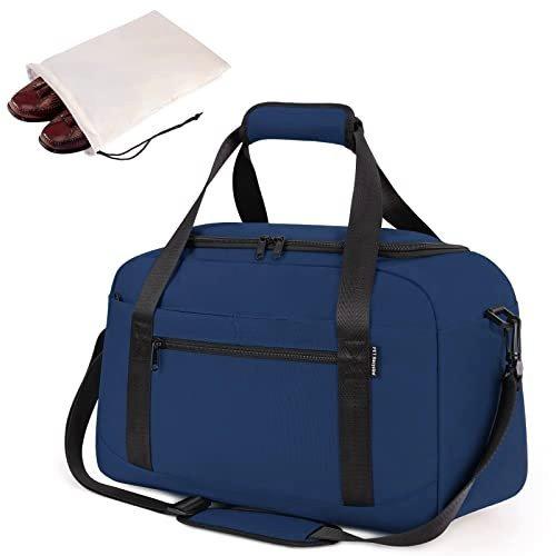 Only-bags.store - Handgepäck 40 x 20 25 cm für Ryanair Reisetasche Flugzeug unter Sitz Koffer PET Recycled Umweltfreundliche Weekender Tasche Männer und Frauen,, One Size, Blau von Only-bags.store