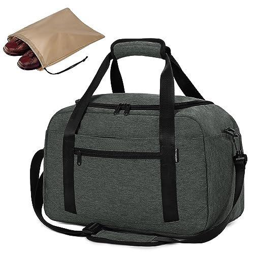 Handgepäck 45 X 36 X 20 Cm Für Ryanair Reisetasche Für Flugzeug Unter Sitz Handgepäck Koffer Pet Recycelt Umweltfreundlich Reisetasche Weekender Tasche, Unisex Grau ONE SIZE von Only-bags.store