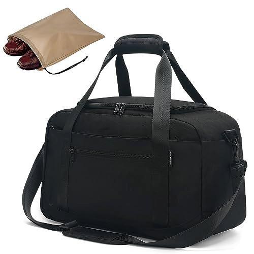 Handgepäck 45 X 36 X 20 Cm Für Ryanair Reisetasche Für Flugzeug Unter Sitz Handgepäck Koffer Pet Recycled Umweltfreundlich Reisetasche Weekender Tasche, Unisex Schwarz ONE SIZE von Only-bags.store